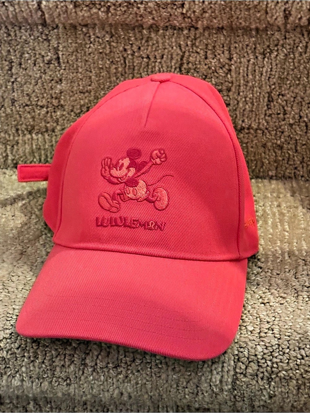 Lululemon Disney Mickey Mouse Cap Pink Disney Cap